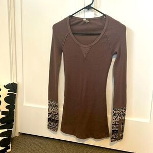 Free People long sleeved shirt.